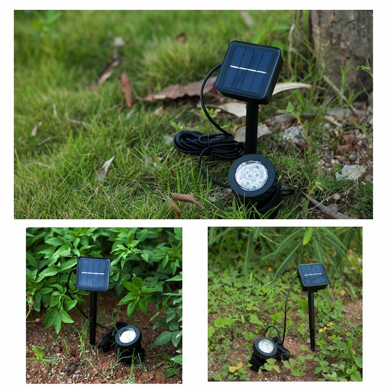 Solar lights, 6LED underwater single and double head projection lights, low-pressure landscape lights, energy-saving fish tank lights, direct sales from the manufacturer Application Scenario