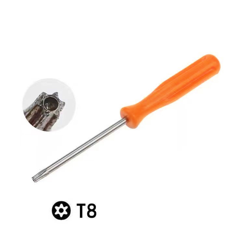 T6, T8 and T10 plum blossom screwdrivers are suitable for Xbox360 ones controller screwdrivers and PS4 repair and disassembly tools Specification drawing