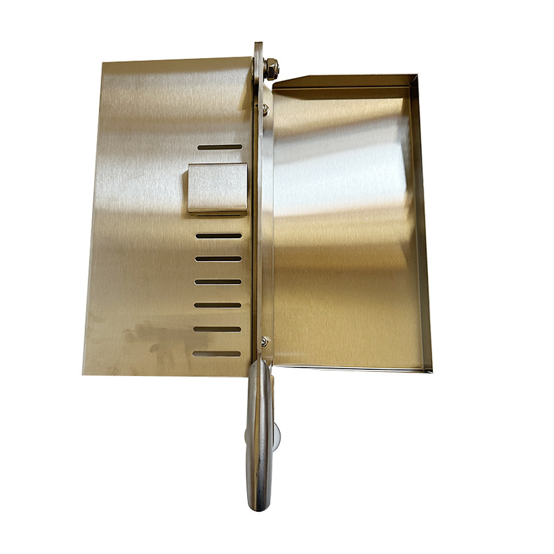 The guillotine household small stainless steel slicer is used for cutting frozen meat, cutting bones, chopping bones, and storing herbs details Picture