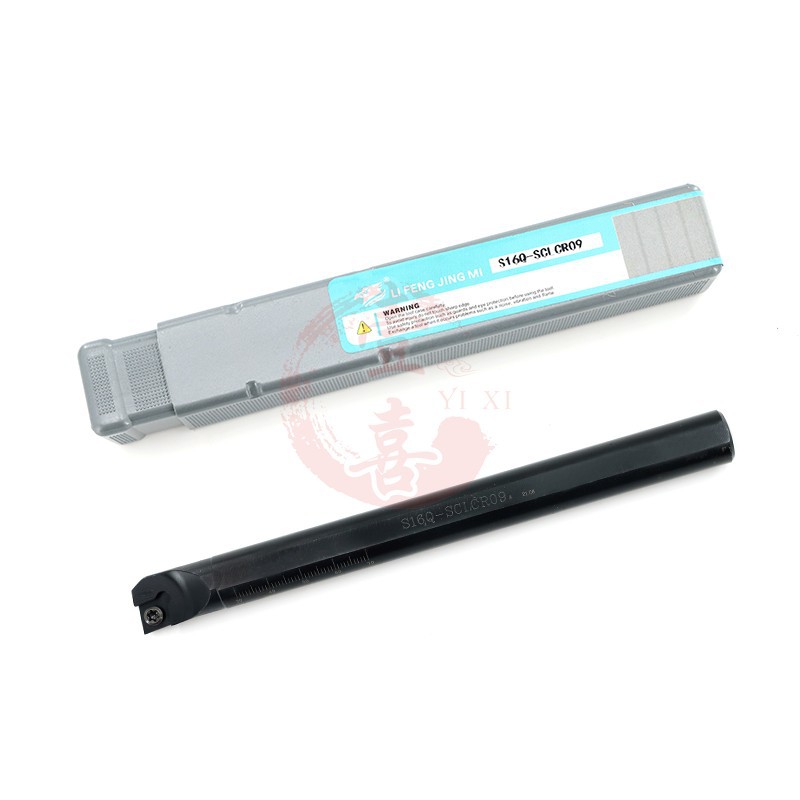 Lifeng CNC tools alloy steel internal hole tool bar boring tools SCLCR06, SCLCR09, SCLCR12 Specification drawing