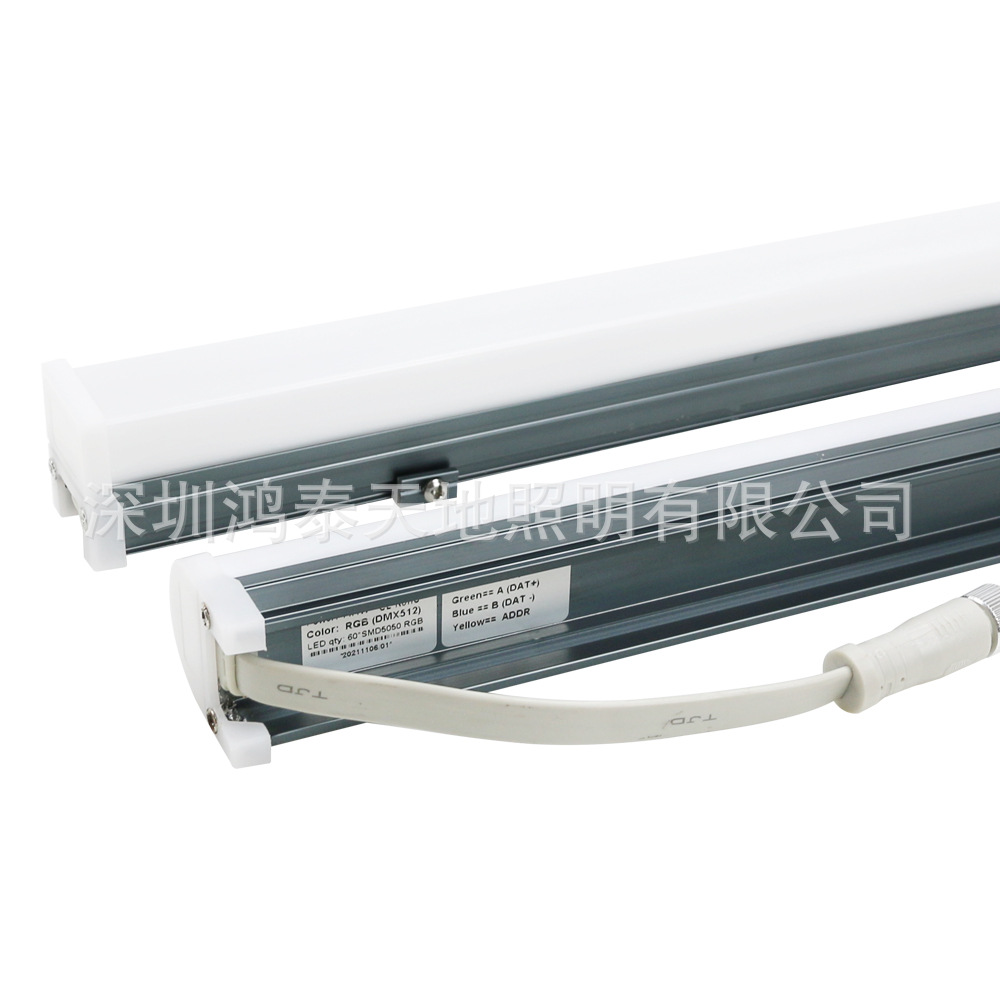 rgb full-color LED strip light DMX coding outdoor waterproof project lighting manufacturer direct supply guardrail pipe hard light strips Item Picture