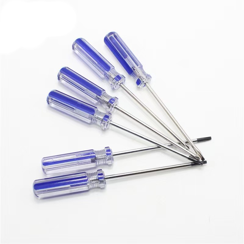 Blue striped screwdriver, cross-shaped, Y-shaped and T-shaped game console disassembly manual hardware tool set manufacturer supply Application Scenario