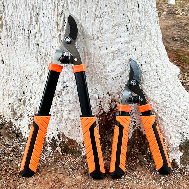 Garden scissors, labor-saving large scissors, powerful garden scissors, strong telescopic high branch pruning scissors, branch pruning scissors, thick branch pruning fruit trees details Picture