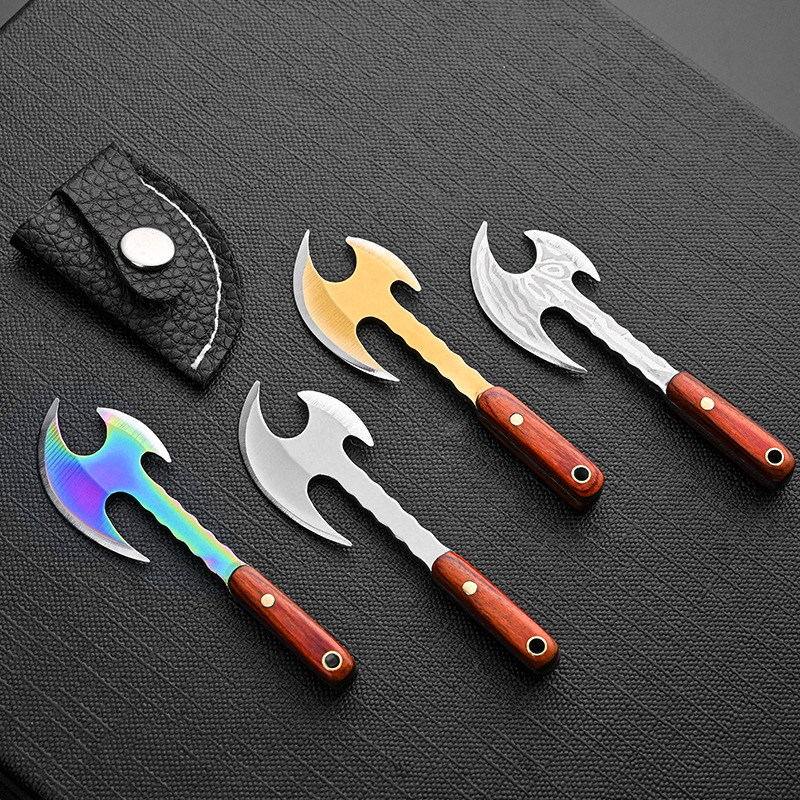 Wholesale parcel opening knives, non-folding EDC small knives, mini cutting knives, embroidery knives, small kitchen knives, portable box opening axe knives Specification drawing