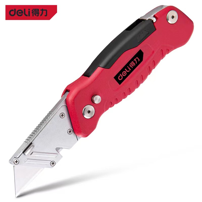 Deli Tools Industrial-grade zinc alloy cutter (3-blade multi-functional unboxing wonder, high appearance level small cutter undefined