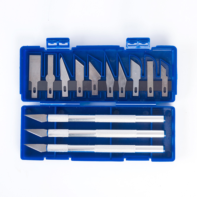 Cross-border 13-piece engraving knife set, rubber stamp model pen knife, handcrafted journal engraving knife set, paper-cutting engraving knife undefined