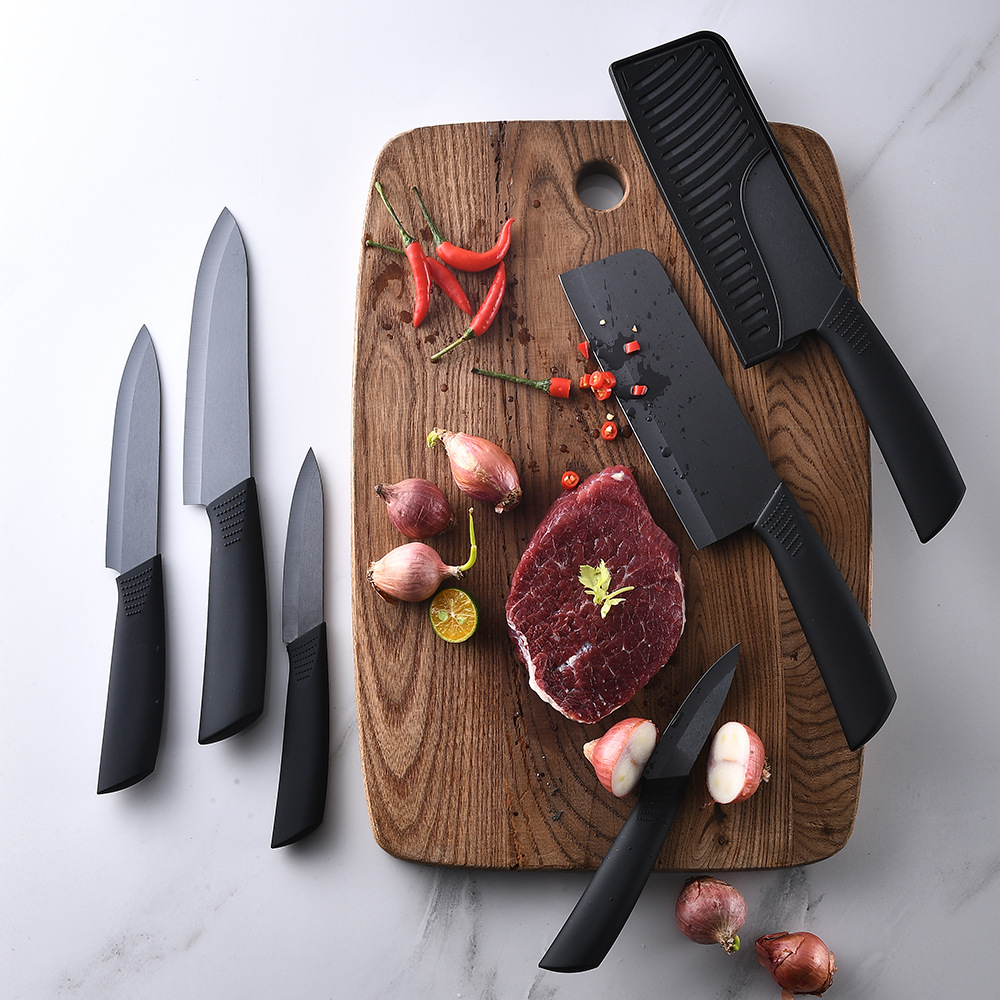 3-inch black ceramic fruit knife, sharp household kitchen fruit knife, baby food knife set, portable food Specification drawing