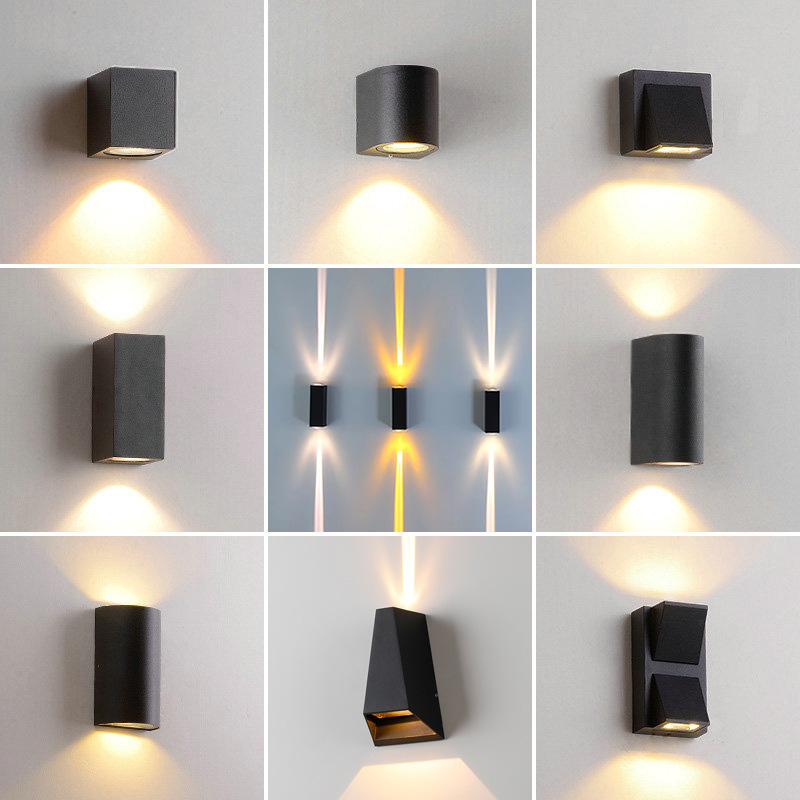 Modern and simple outdoor waterproof led wall lamps, hotel creative corridors, staircases, corridors, living rooms, bedside wall lamps, bedrooms full figure