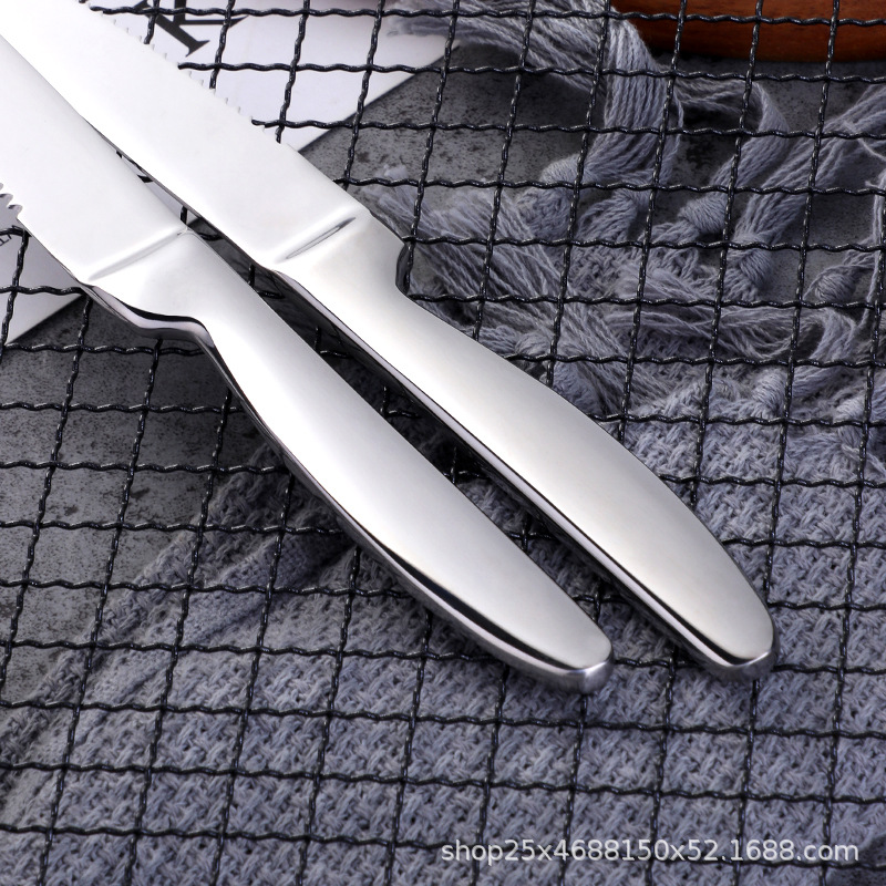 Baishida steak knife, household fruit cutting knife, sharp steak knife set, Western food knife, Western tableware, steak knife details Picture