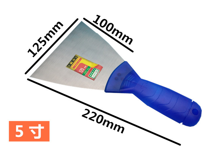 The manufacturer sells plastic-handled putty knives, 3-inch cleaning knives, scrapers, putty scraping tools, and stainless steel knives for wholesale undefined