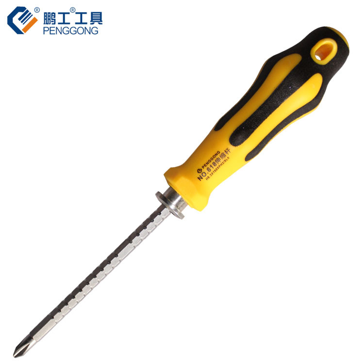 Extendable screwdriver, extendable dual-purpose screwdriver, multi-purpose screwdriver, dual-purpose screwdriver full figure