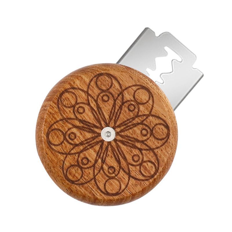 Bread contouring knife, divider knife, woodblock bread cutter, arc-shaped woodblock cutter, European baguette cutter undefined