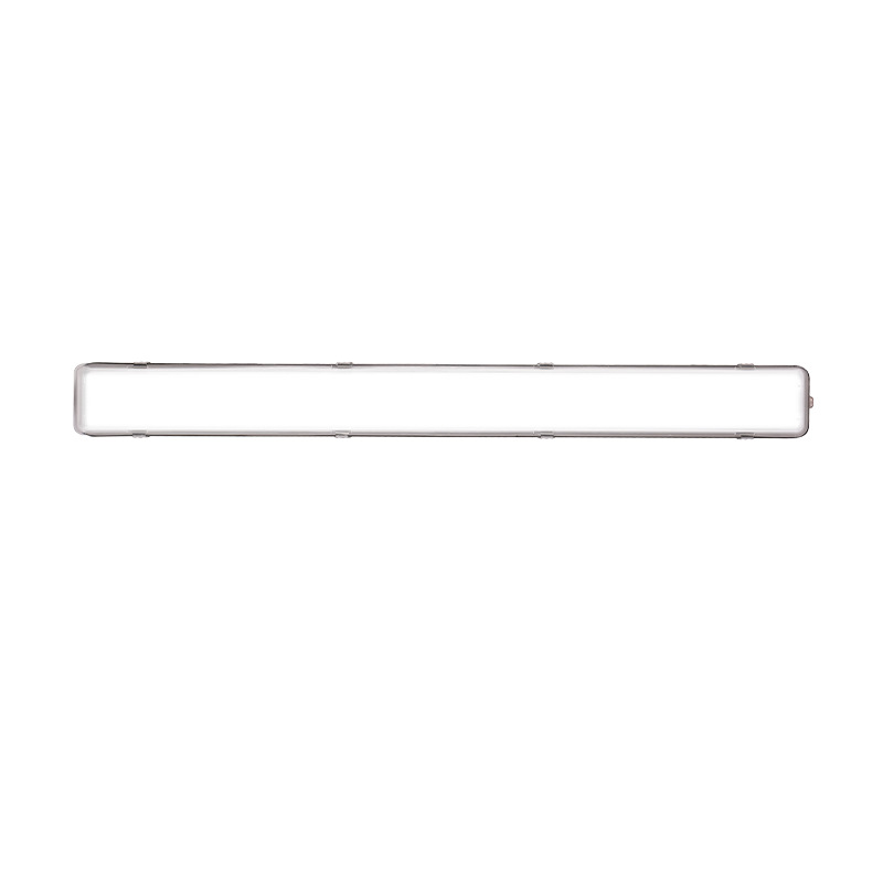 Stainless steel three-proof lamp PC milky white cover surface mount IP65 dust-proof, water-proof and anti-corrosion bracket lamp LED three-proof lamp kit Item Picture