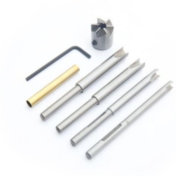 High-speed steel pen milling cutter, single-edge milling cutter, woodworking slotting, professional engraving cutter, extended pen-making milling cutter, reaming cutter set details Picture