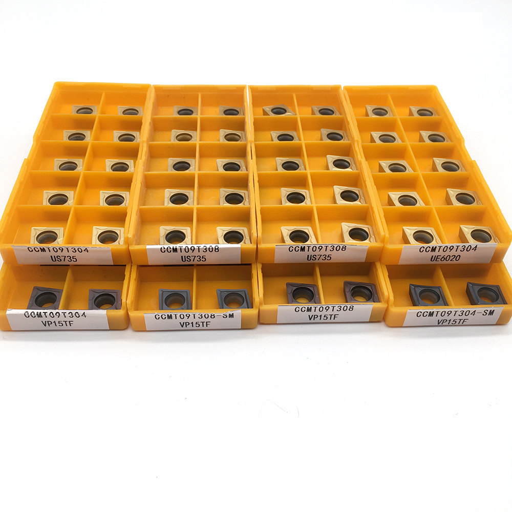 Cross-border foreign trade CNC cutting tools CCMT09T3-US735/UE6020/VP15TF series coated inserts full figure