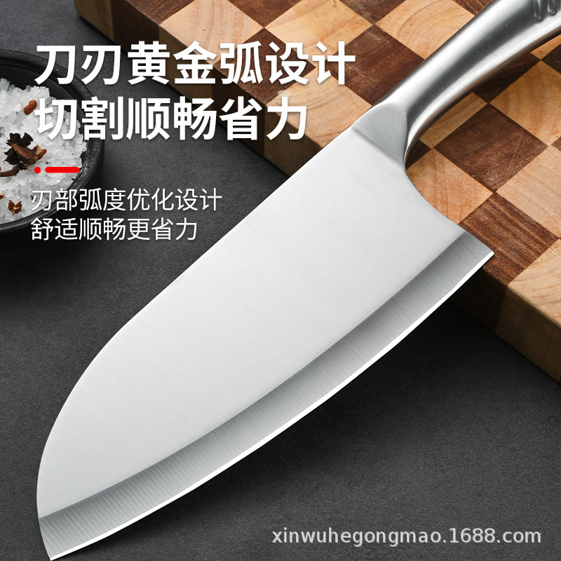 Yangjiang manufacturer exclusively supplies multi-functional ladies' kitchen knives, sharp stainless steel slicing knives for kitchen use, and hand-cut knives details Picture