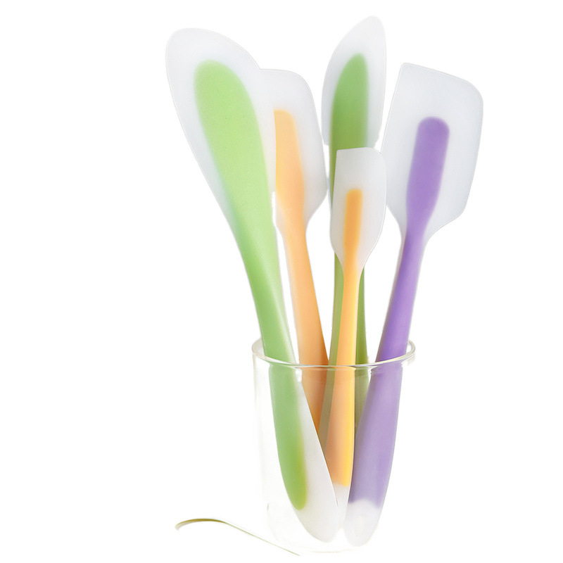 Silicone spatula, one-piece cream spatula, nougat cake scraper, baking tool, high-temperature resistant spatula Item Picture