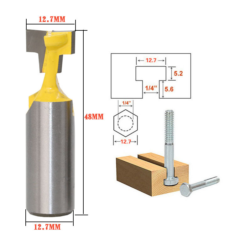 Genuine woodworking milling cutters, embossed lock-hole cutters, key cutters, photo frame hanging hole cutters, T-shaped cutters, milling cutters, engraving cutters undefined