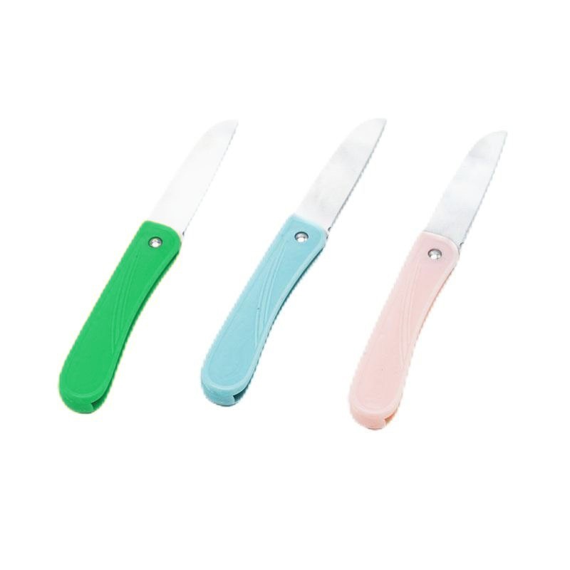 Multi-functional portable mini Nordic-style stainless steel folding knife, fruit knife, kitchen fruit peel-cutting knife, small knife Specification drawing