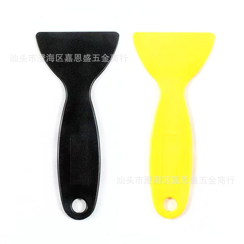 Plastic putty knife, thickened scraper, car glass film application scraper, mobile phone film application scraper, battery scraper tool full figure