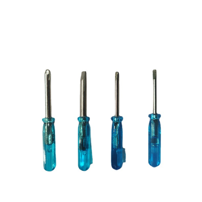 45mm mini blue screwdriver, cross-head flat-head screwdriver, 3mm - 2mm mini disassembly and assembly toy gift, small screwdriver Application Scenario