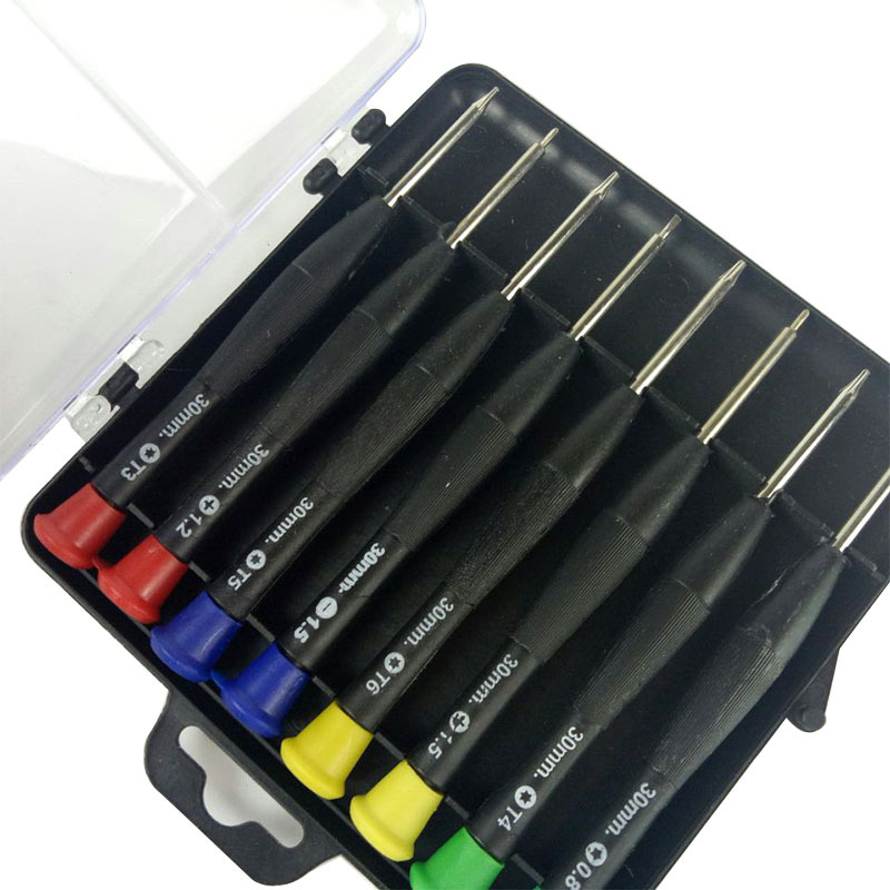 Screwdriver 8pc set, disassembly magic tool, Special tools, precision instruments, mobile phones, telecommunications, cross and plum blossom screwdriver Specification drawing