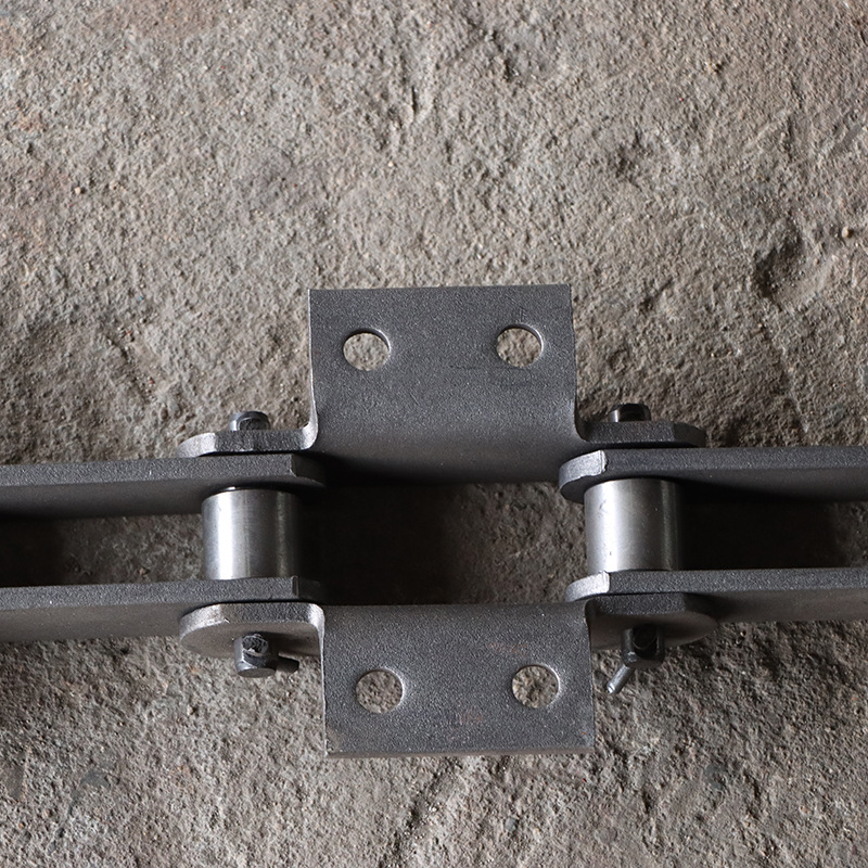 NE type plate chain for elevator, large pitch transmission chain, mining plate conveyor chain, stainless steel curved plate chain Specification drawing