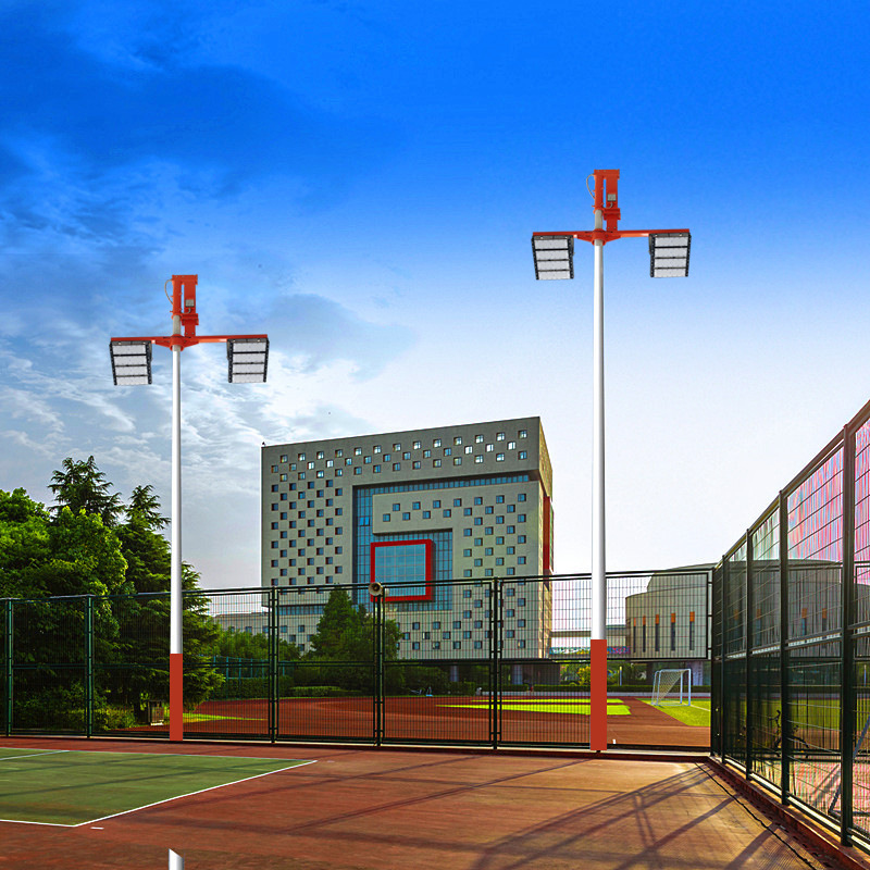 Outdoor municipal road LED street lamps, square sports field lifting lamps, community park sports field waterproof high-pole street lamps Application Scenario