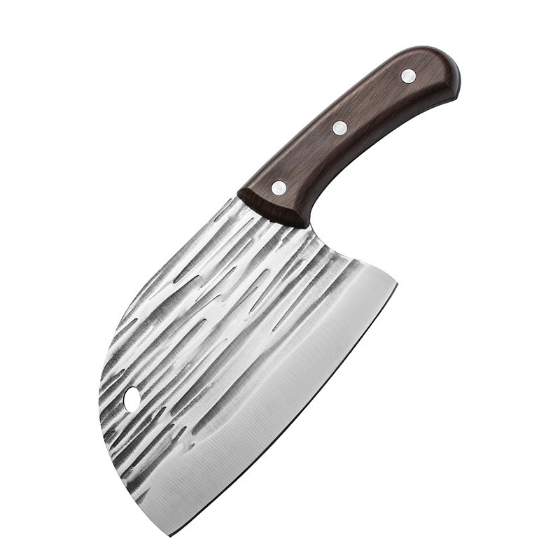 The fish head knife is a popular and best-selling stainless steel kitchen knife. It is sharp for household chopping and used as a forging and slicing knife for street stalls Item Picture