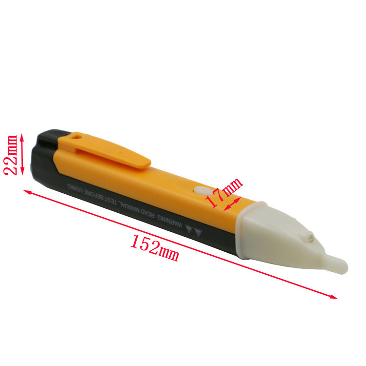 Non-contact inductive voltage detector, high-precision breakpoint detection, zero and live line detection, household sound and light alarm voltage detector Specification drawing