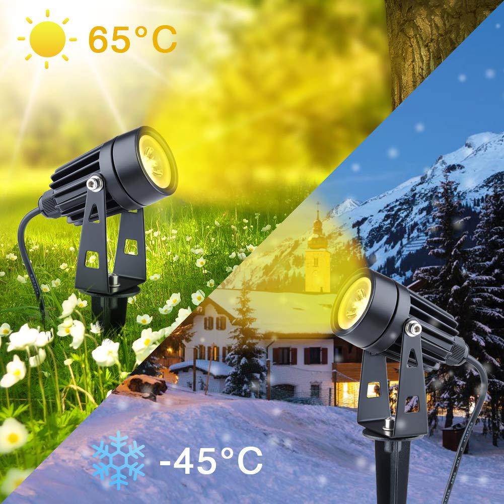 Cross-border exclusive lawn spotlights, tree lights, outdoor waterproof ground-penetrating lawn lights, neon seven-color RGBW landscape lights Specification drawing