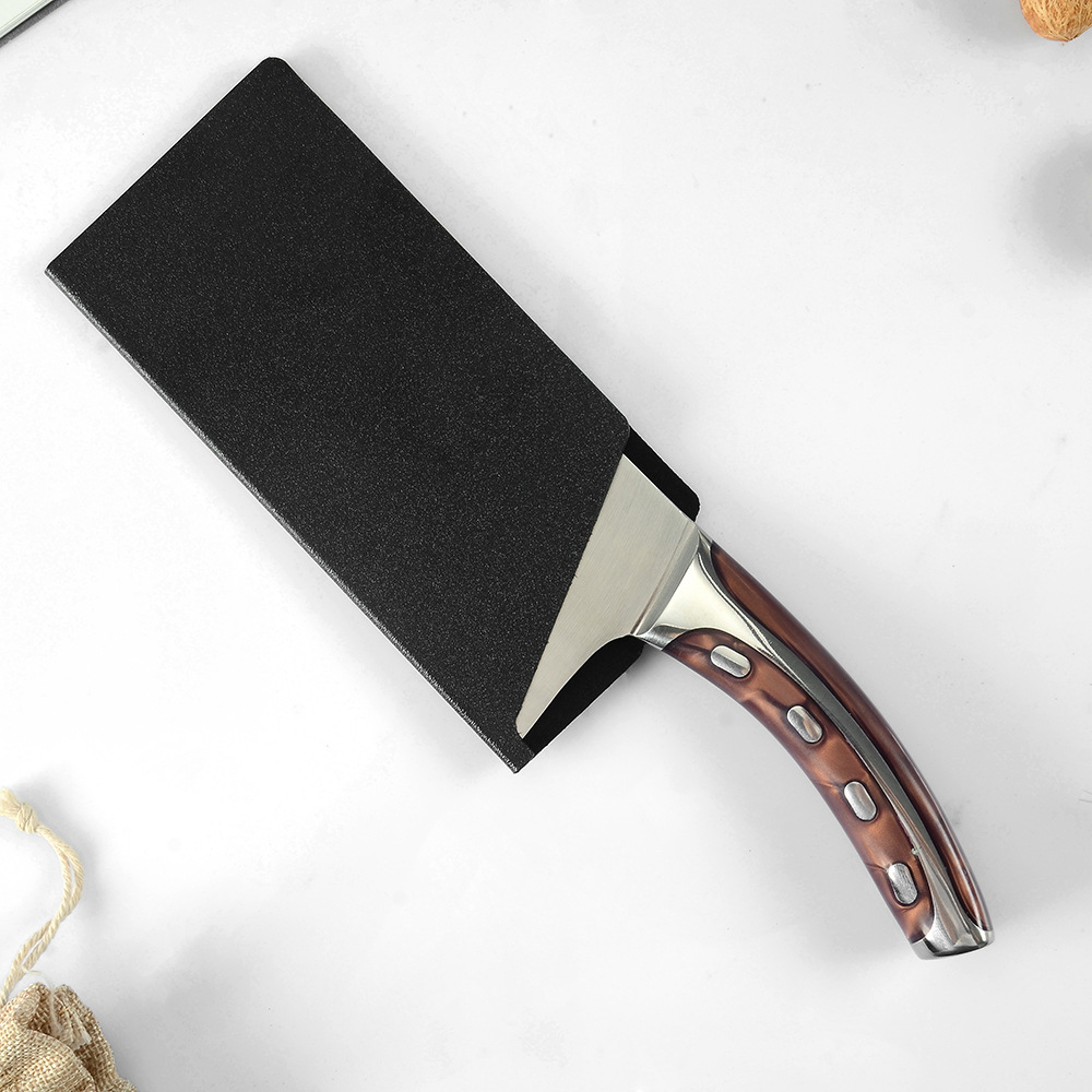 abs flocking knife cover 4.6-inch - 10.5-inch universal blade protection cover, waterproof, durable and hand guard Specification drawing