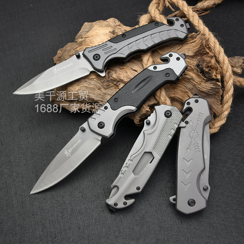 Outdoor folding knives, multi-functional high-hardness camping survival handlebars, special meat knives, outdoor folding knives wholesale Application Scenario