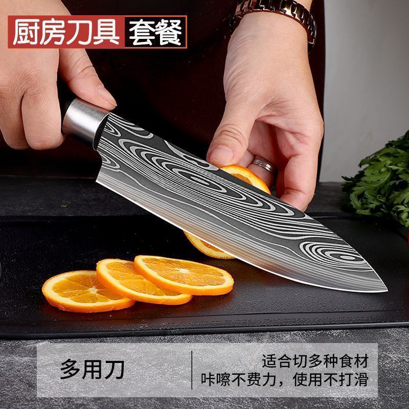 304 stainless steel lemon milk tea shop slicer, commercial tomato slicer, household fruit splitting knife details Picture