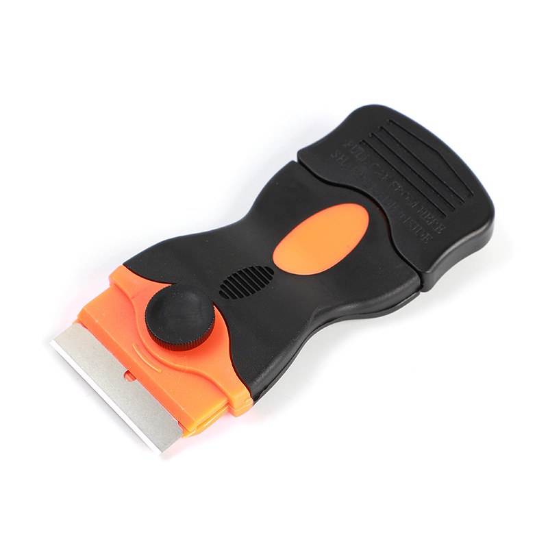 Glue removal scraper, security scraper, car film application tool, glass double-head scraper, cleaning plastic small scraper undefined