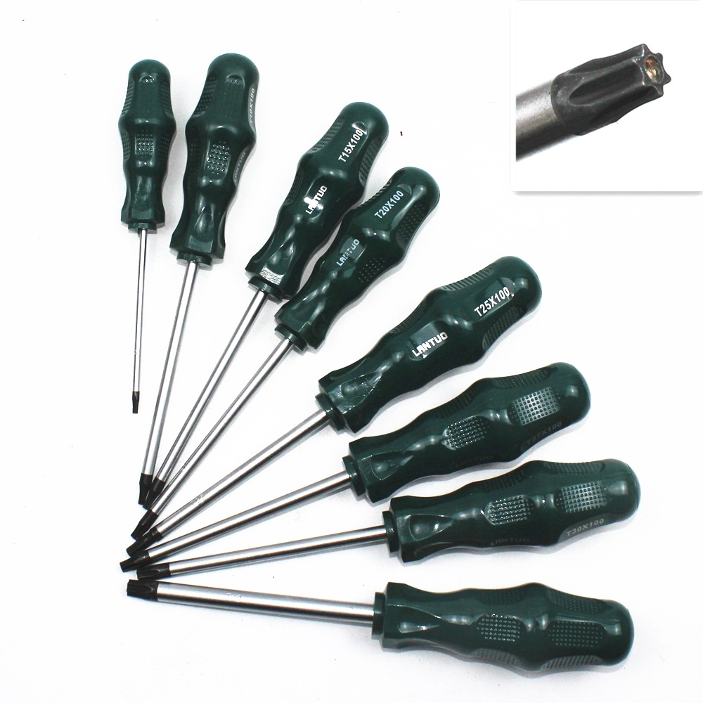 Hexagonal star screwdriver T8-40, star-shaped internal six-flower hexagonal screwdriver, screwdriver T-shaped screw full figure