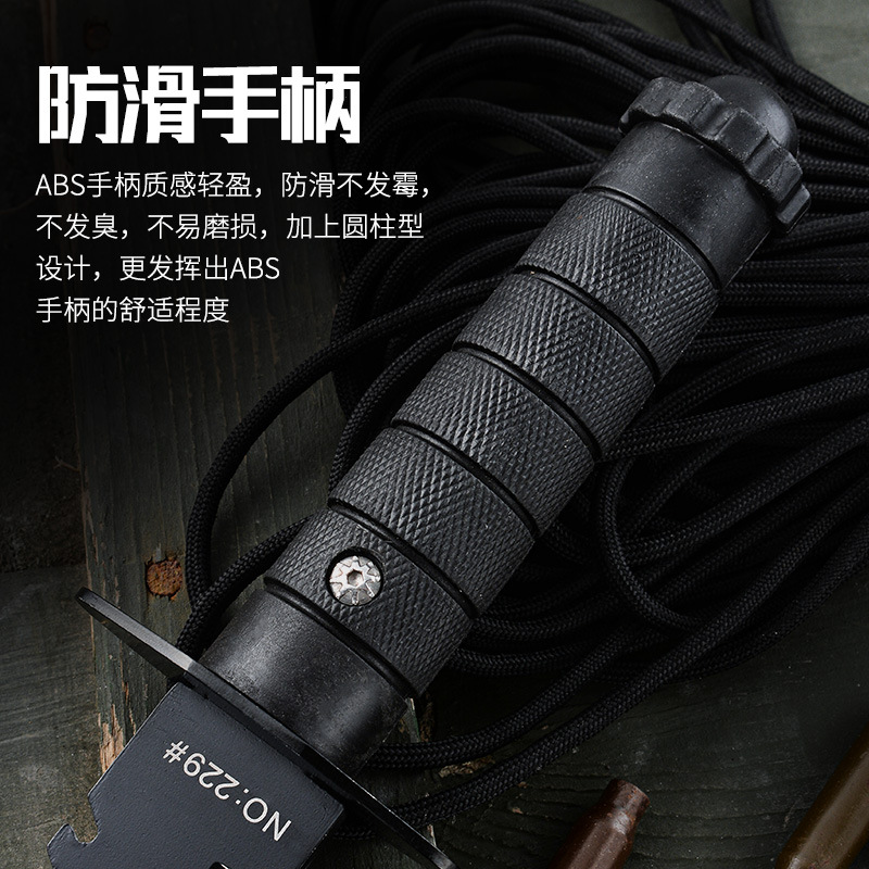 Outdoor high-hardness multi-functional knife, stainless steel knife, outdoor camping knife, wilderness survival knife, portable knife straight Application Scenario