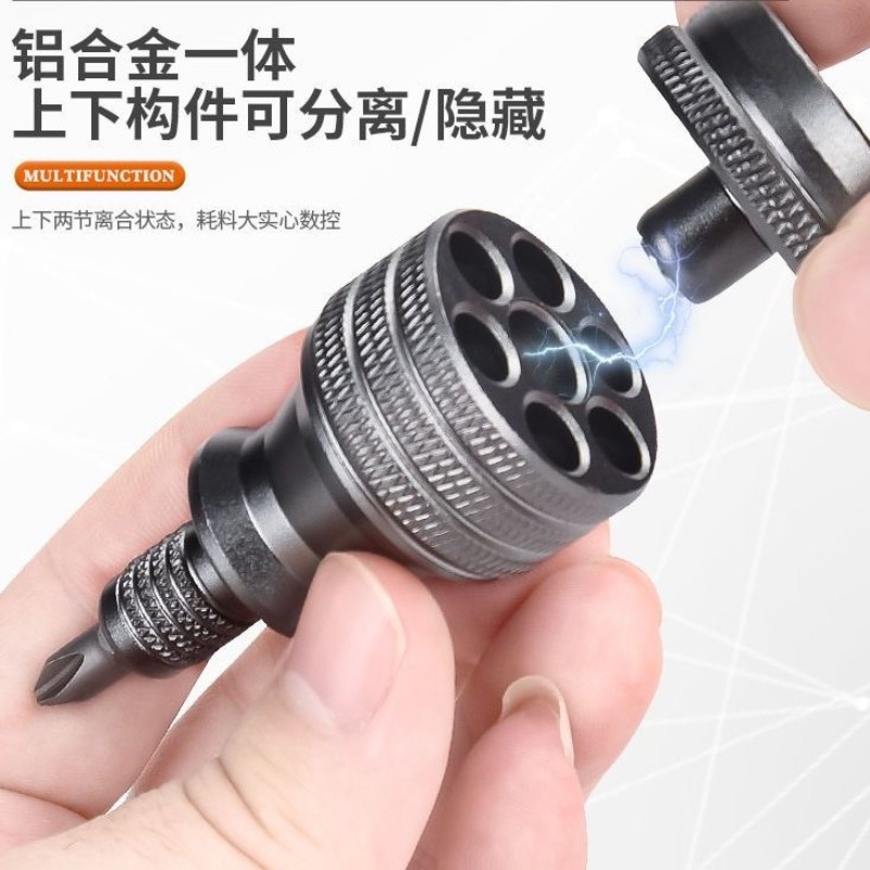 Small steel Cannon triangular flat-head screwdriver, industrial-grade titanium alloy screwdriver set, cross-border wholesale details Picture