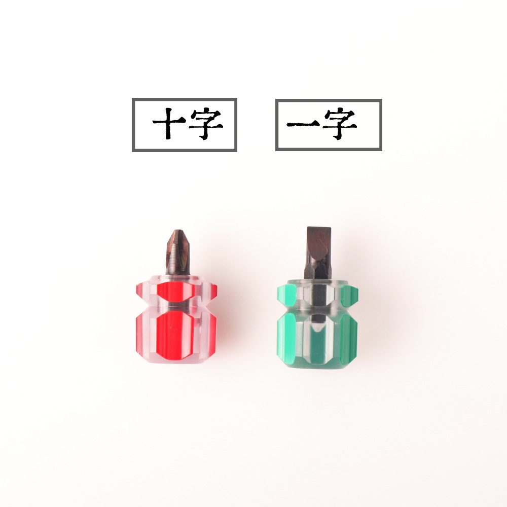 Radish head screwdriver, mini flat-head cross screwdriver, mudguard set, short-handled manual hardware tools Application Scenario