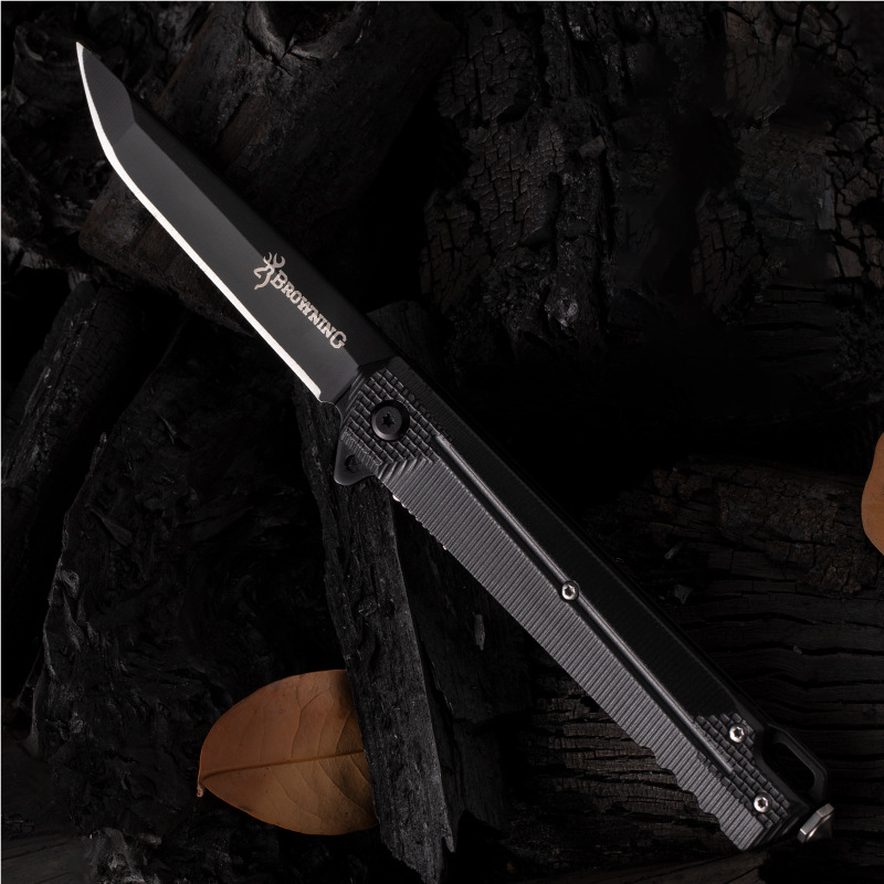 Manufacturer's outdoor multi-functional folding knife, high-hardness portable folding knife, camping fruit cutting knife, portable mini knife Specification drawing