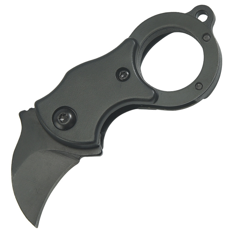 Outdoor folding knife, mini portable EDC key knife, fox claw knife, express box opening knife, camping knife undefined
