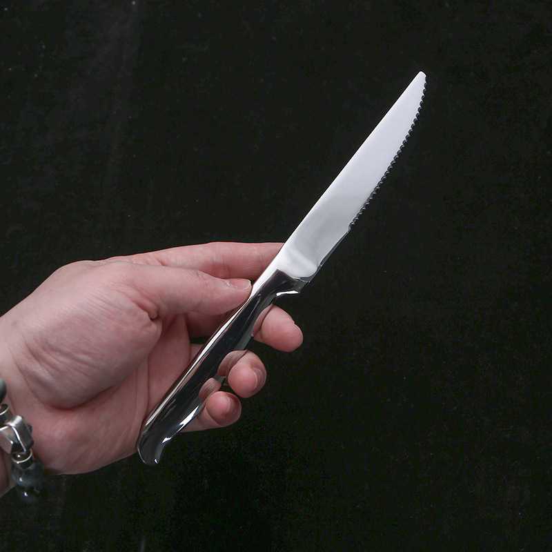 Baishida stainless steel 420 table knife, Steak knife, sharp steak knife for Western restaurants, Nordic tableware steak knife details Picture