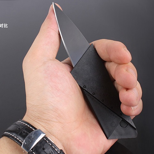 523 Direct Sales Credit Card Folding knife, Mini Knife, Fruit knife, Swiss outdoor Card knife, Clothes belt, free gifts Application Scenario