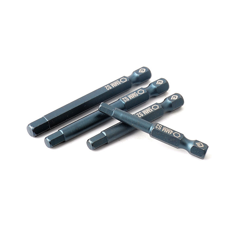 Manufacturer's supply of 100mm S2 alloy steel hexagon socket air screwdriver bits, extended electric screwdriver bits for hand drills Application Scenario
