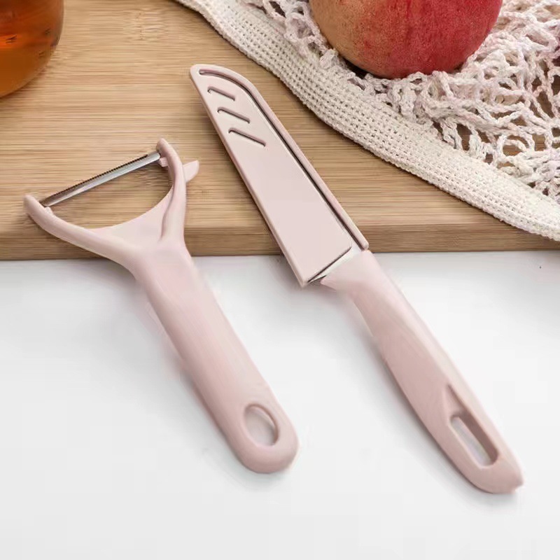 Creative peeler, kitchen tool, multi-functional two-piece peeler, vegetable and fruit peeler, fruit peeler Item Picture