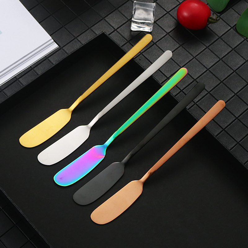 304 stainless steel butter knife, butter knife, grease knife, jam spreading knife, bread cheese knife, dessert knife, steak, lightweight full figure