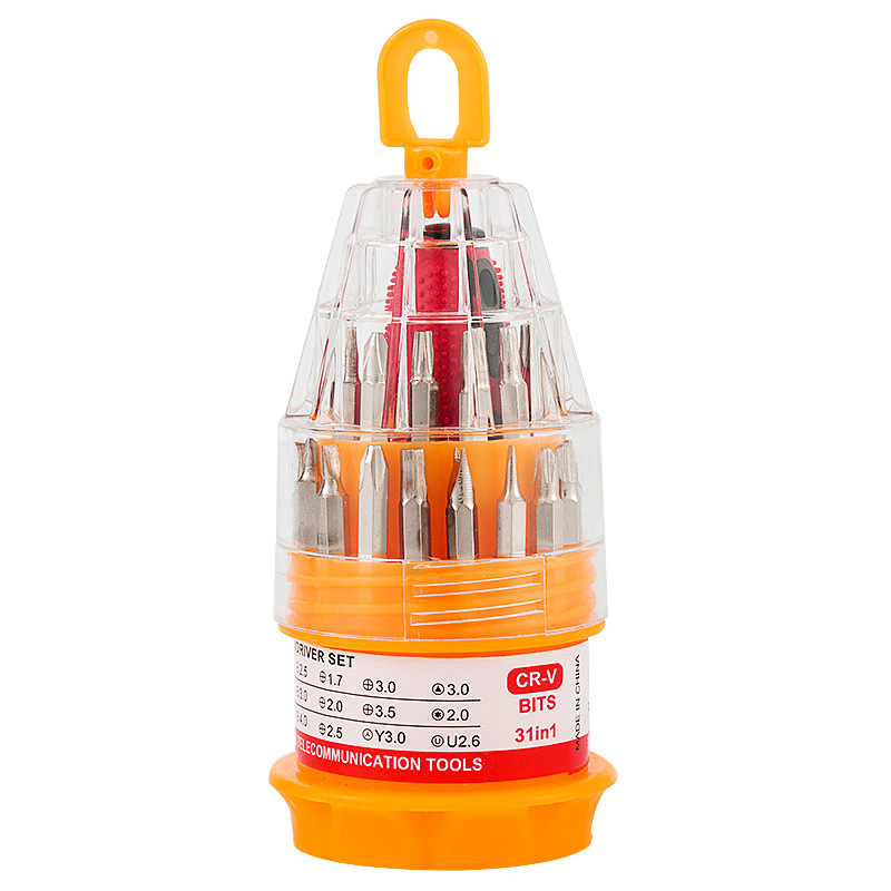 Factory direct sales of Baota multi-functional 31-in-one screwdriver, manual combination screwdriver and screwdriver tool set Specification drawing
