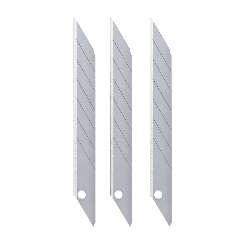 9mm blade utility knife, small blade wallpaper knife, small high-carbon steel blade, 30-degree engraving blade Item Picture