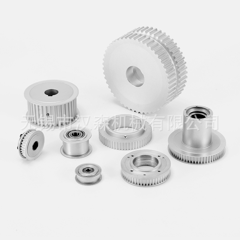45 steel synchronous pulley pulley 10/12/14/15/16 high-precision motor transmission parts carbon steel aluminum alloy Application Scenario