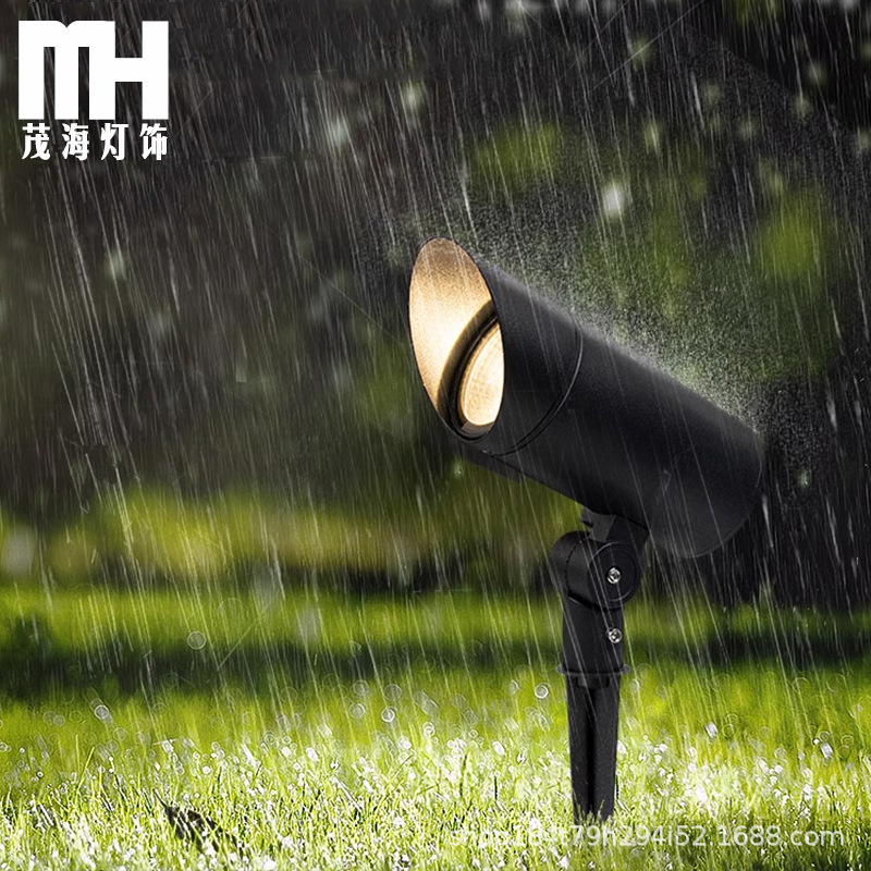 Outdoor waterproof tree lights, led courtyard and garden tree lights, landscape villa ground insert lights, lawn ground insert lights details Picture